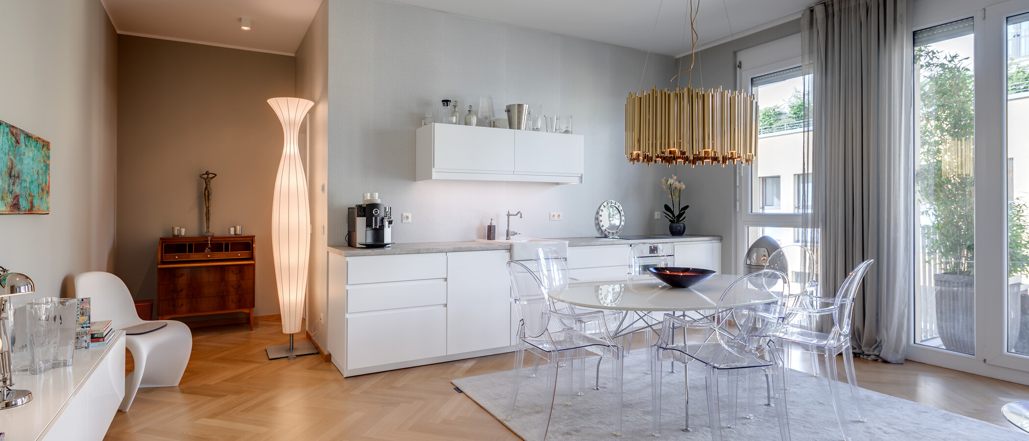 マンション München Schwabing 06 リビングルーム 10614