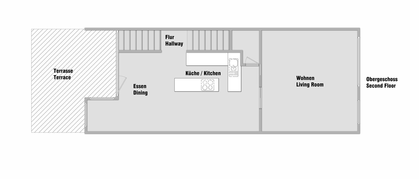 家屋 München Schwabing 02 見取り図 10644
