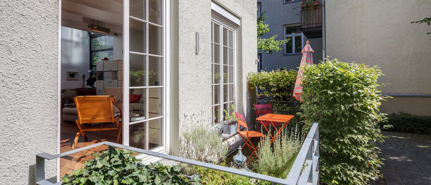 メゾネット・マンション（複数階にわたるマンション） München Isarvorstadt 01 ベランダ 10712