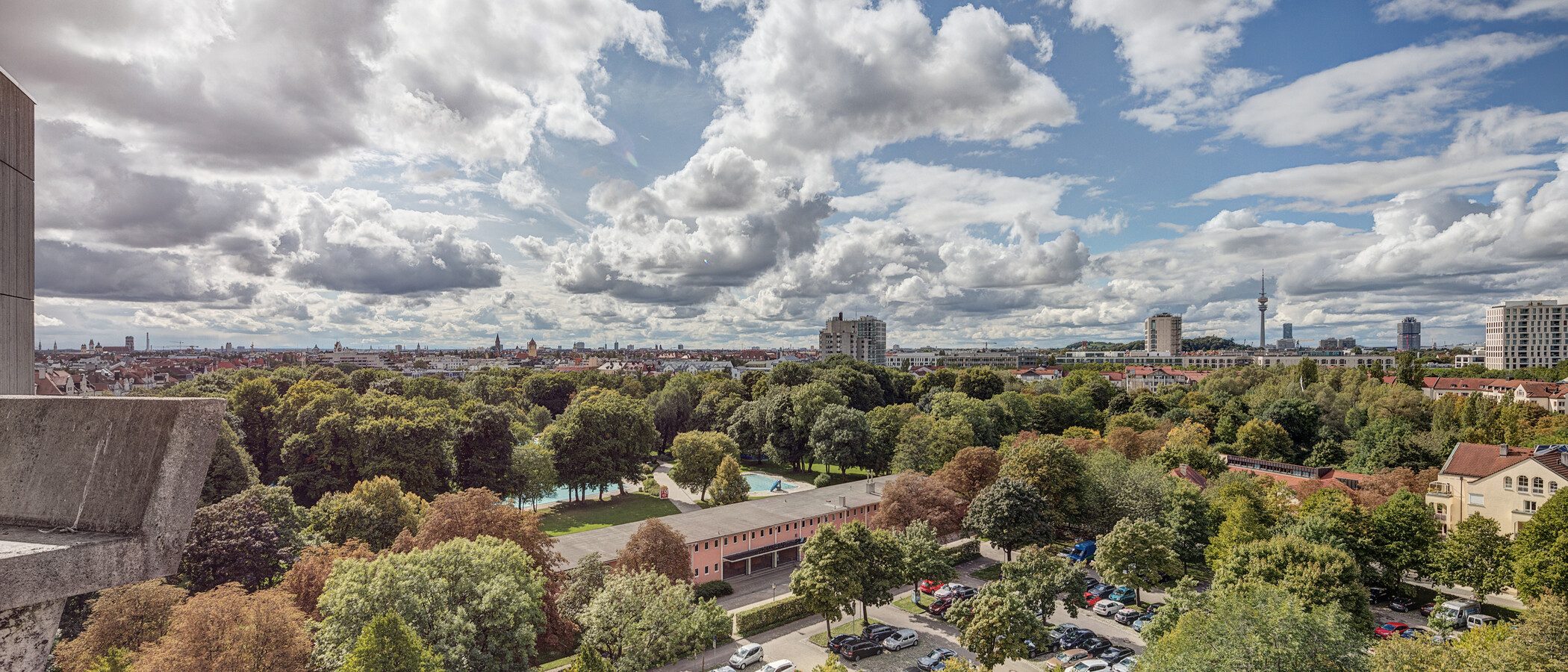アパルトマン München Schwabing-Nord (zw. Leopoldstraße & Englischen Garten) 02 物件からの眺め 10753