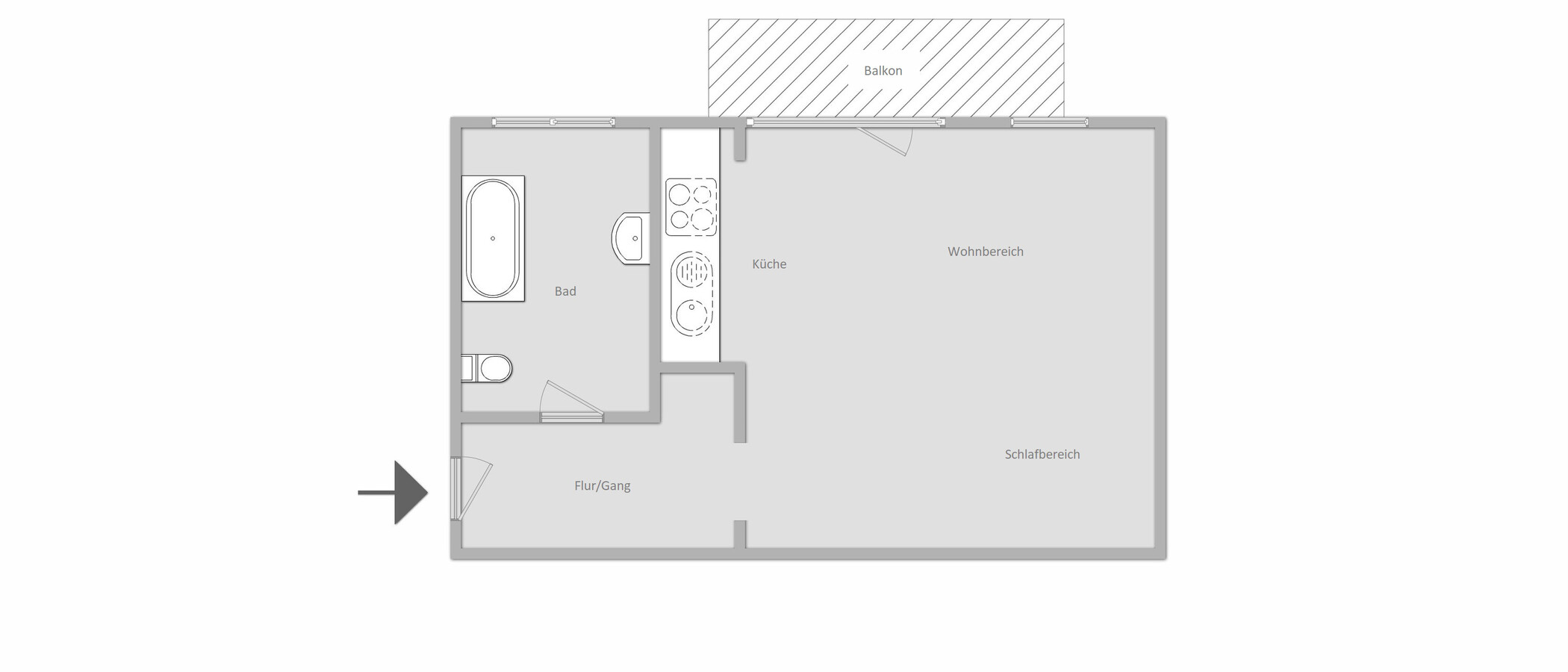 マンション München Schwanthalerhöhe 01 見取り図 10788