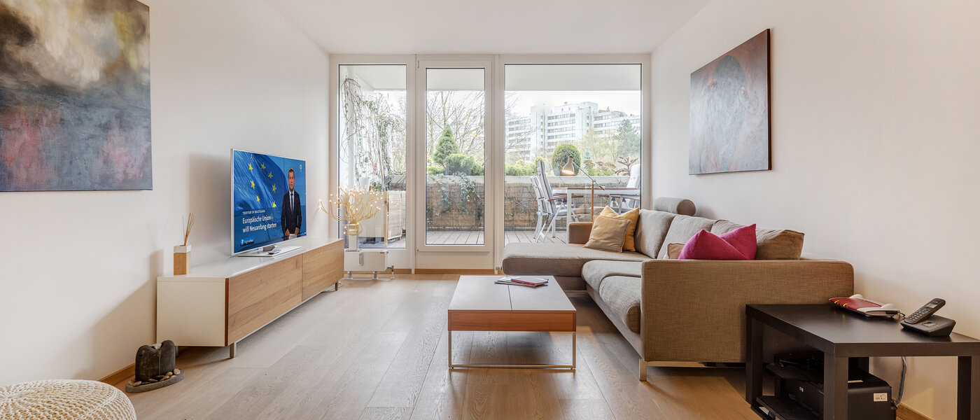 マンション München Olympiadorf 01 リビングルーム 10807