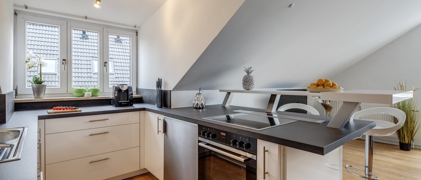 アティック・フラット（屋根裏） München Denning 02 キッチン 10809