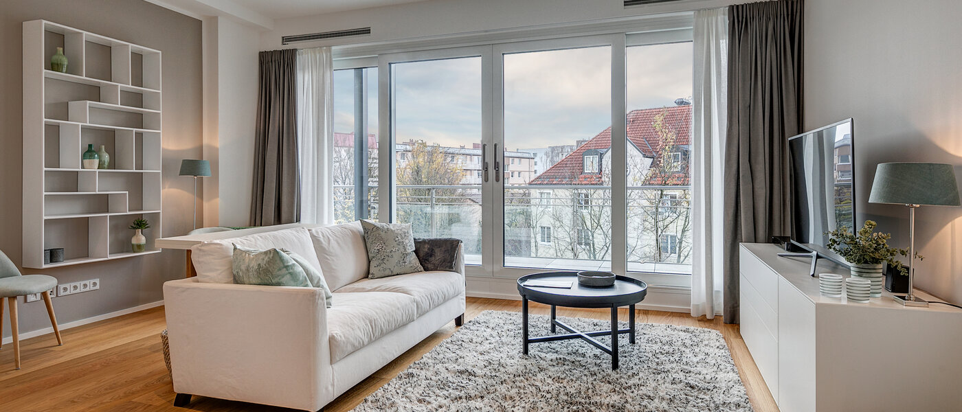 マンション München Schwabing-West (rund um den Hohenzollernplatz) 01 リビングルーム 10823