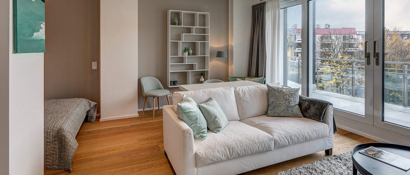 マンション München Schwabing-West (rund um den Hohenzollernplatz) 03 リビングルーム 10823