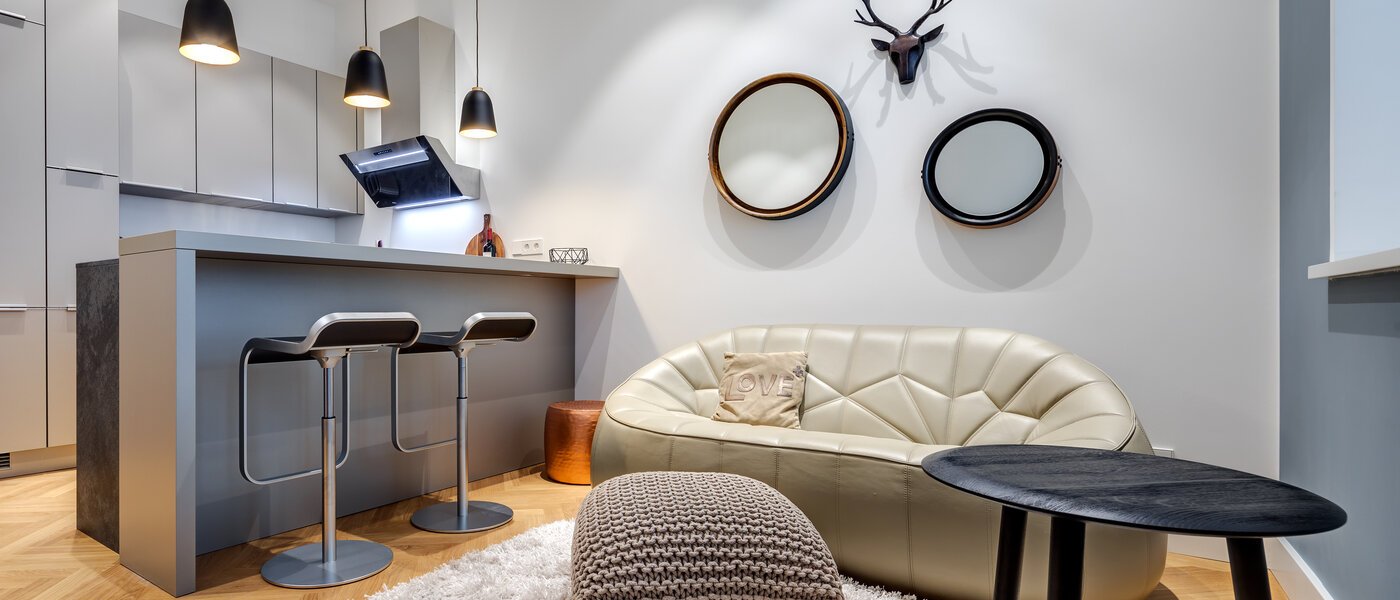 マンション München Maxvorstadt - Rund um den Josephplatz 01 リビングルーム 10848