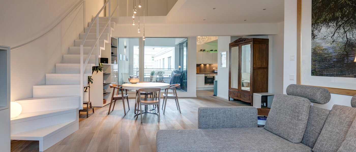 複層住宅 München Maxvorstadt 03 リビングルーム 10881