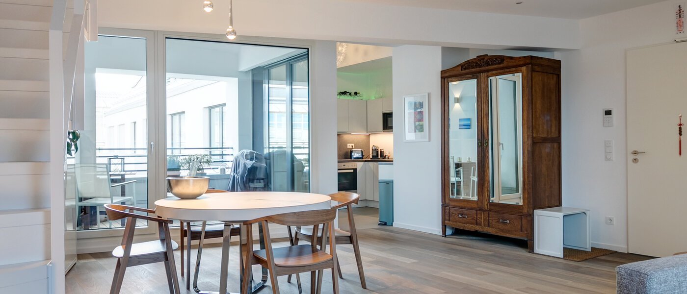 複層住宅 München Maxvorstadt 06 リビングルーム 10881