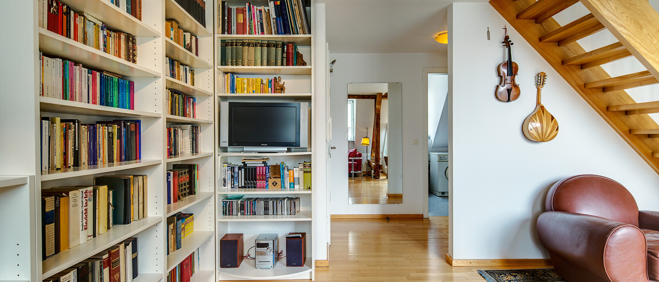複層住宅 München Schwabing (links der Leopoldstraße) 05 リビングエリア 1090