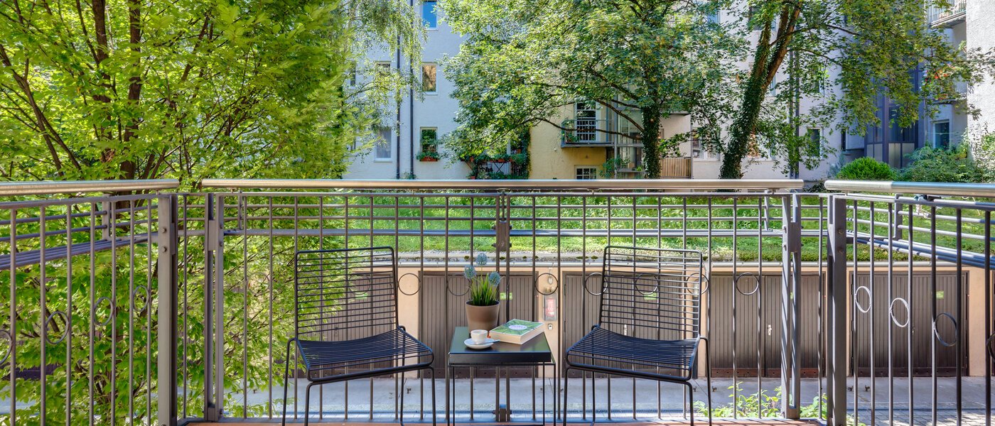 マンション München Schwabing-West (rund um den Hohenzollernplatz) 01 ベランダ 10929