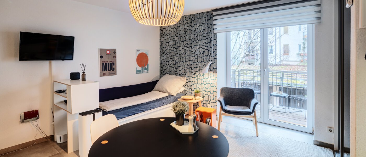 マンション München Schwabing-West (rund um den Hohenzollernplatz) 02 リビングエリア 10929