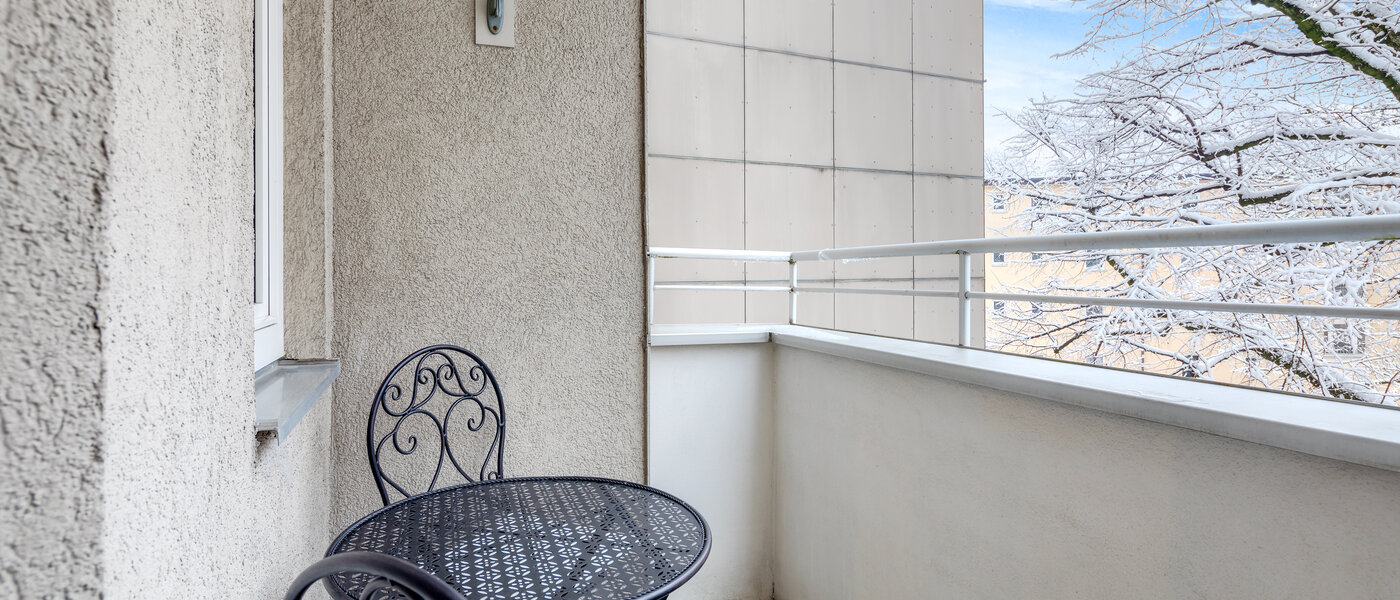 アパルトマン München Parkstadt Bogenhausen 01 ベランダ 10938