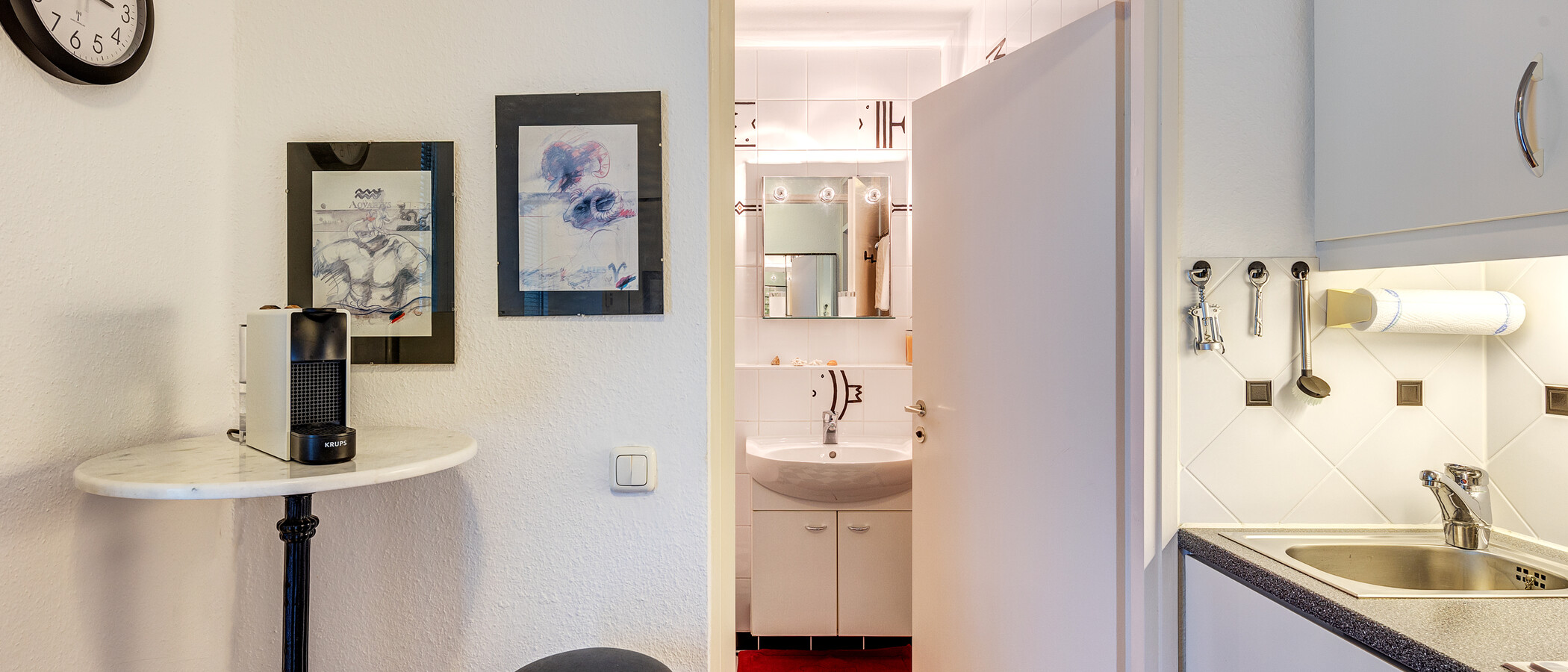 アパルトマン München Schwabing (links der Leopoldstraße) 03 キッチン 1095