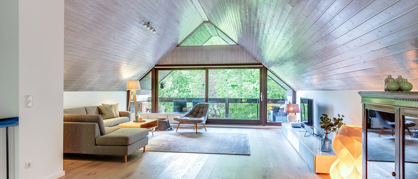 メゾネット・マンション（複数階にわたるマンション） München Oberföhring 03 リビングエリア 10997