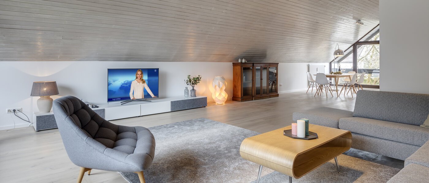 メゾネット・マンション（複数階にわたるマンション） München Oberföhring 04 リビングエリア 10997