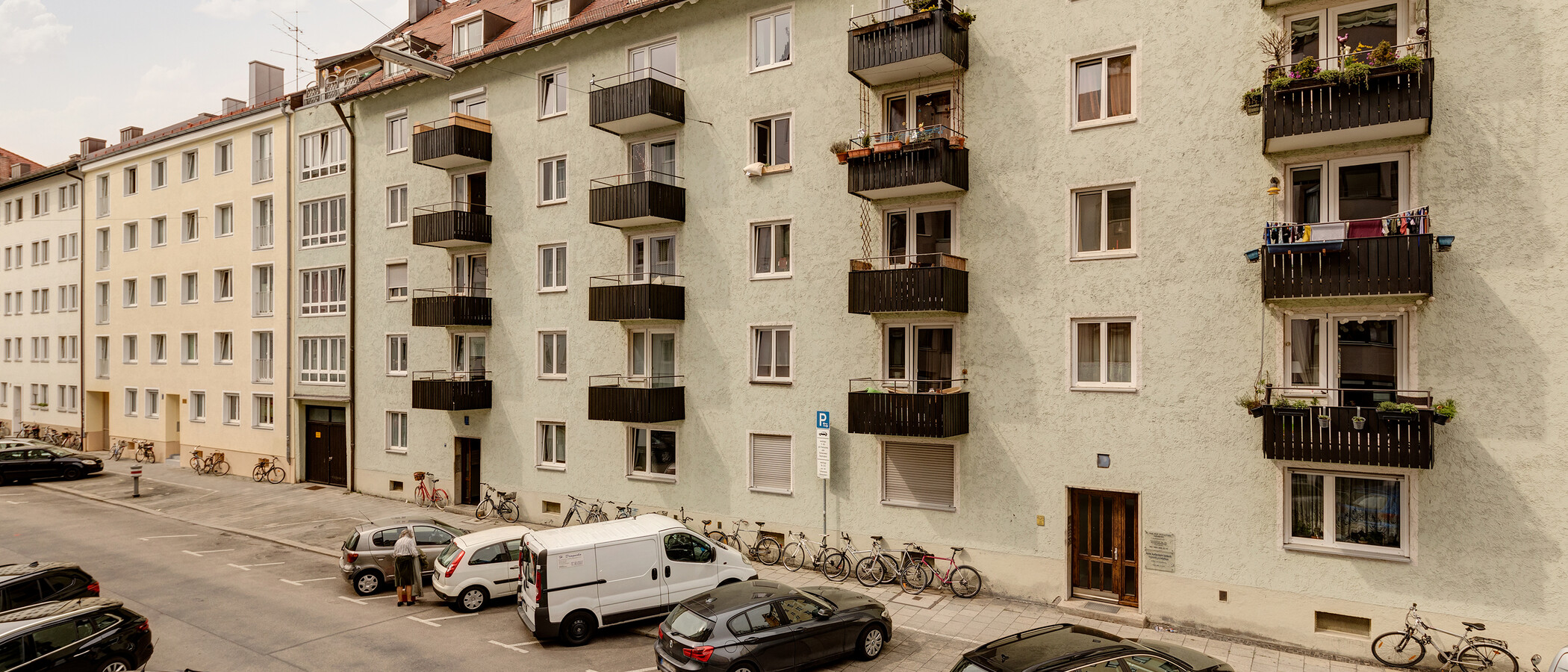 メゾネット・マンション（複数階にわたるマンション） München Schwabing-West (rund um den Hohenzollernplatz) 03 物件からの眺め 11000