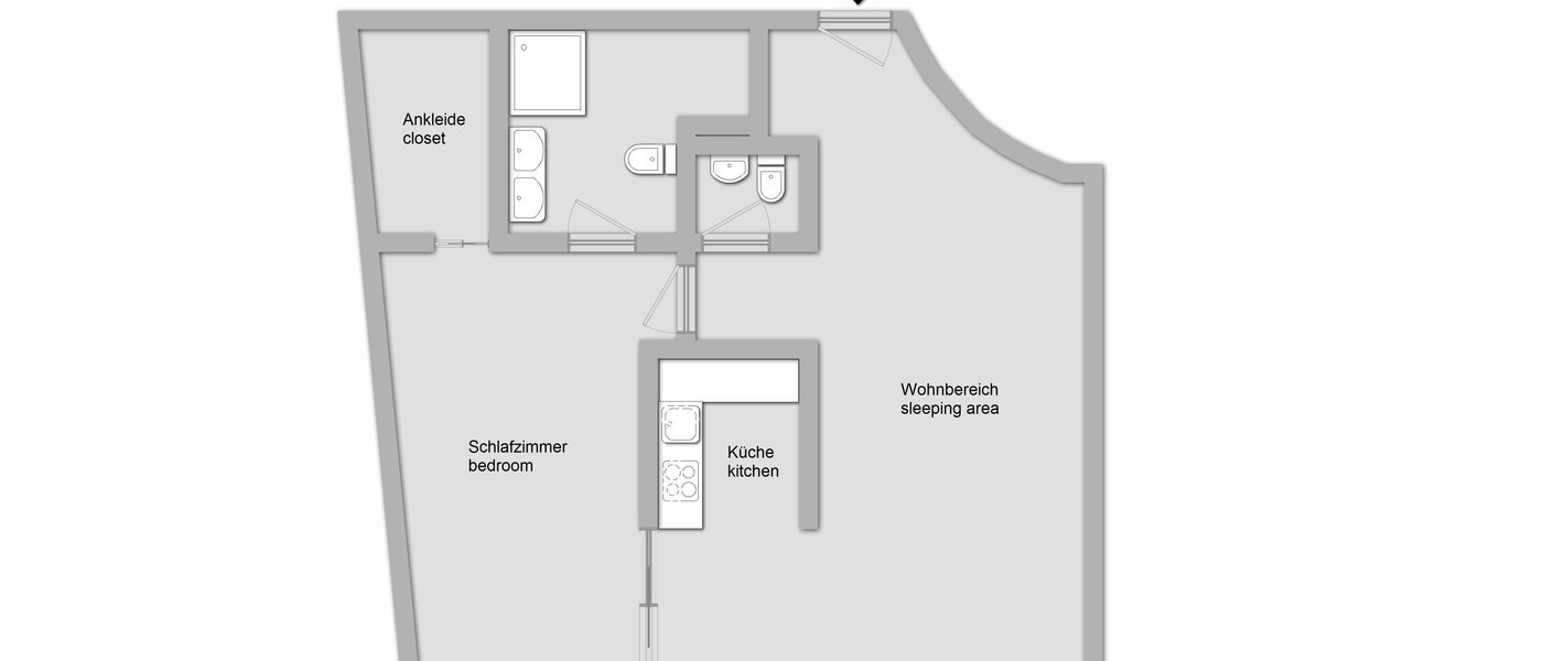マンション München Altstadt 01 見取り図 11002
