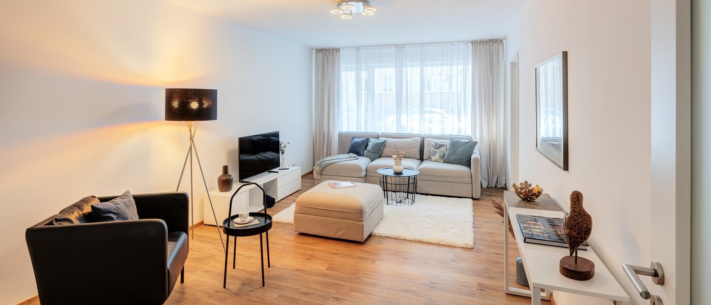 マンション München Schwabing-West (rund um den Bonner Platz) 01 リビングルーム 11020