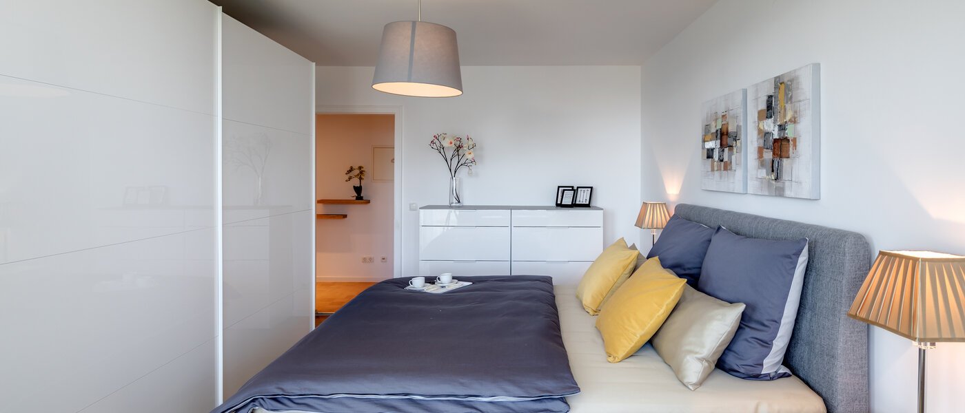 マンション München Schwabing (links der Leopoldstraße) 04 寝室 11029