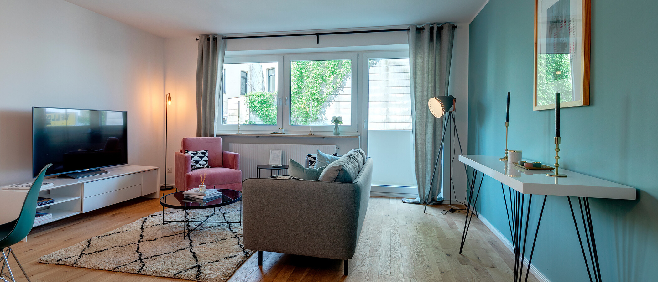 マンション München Isarvorstadt 01 リビングルーム 11049