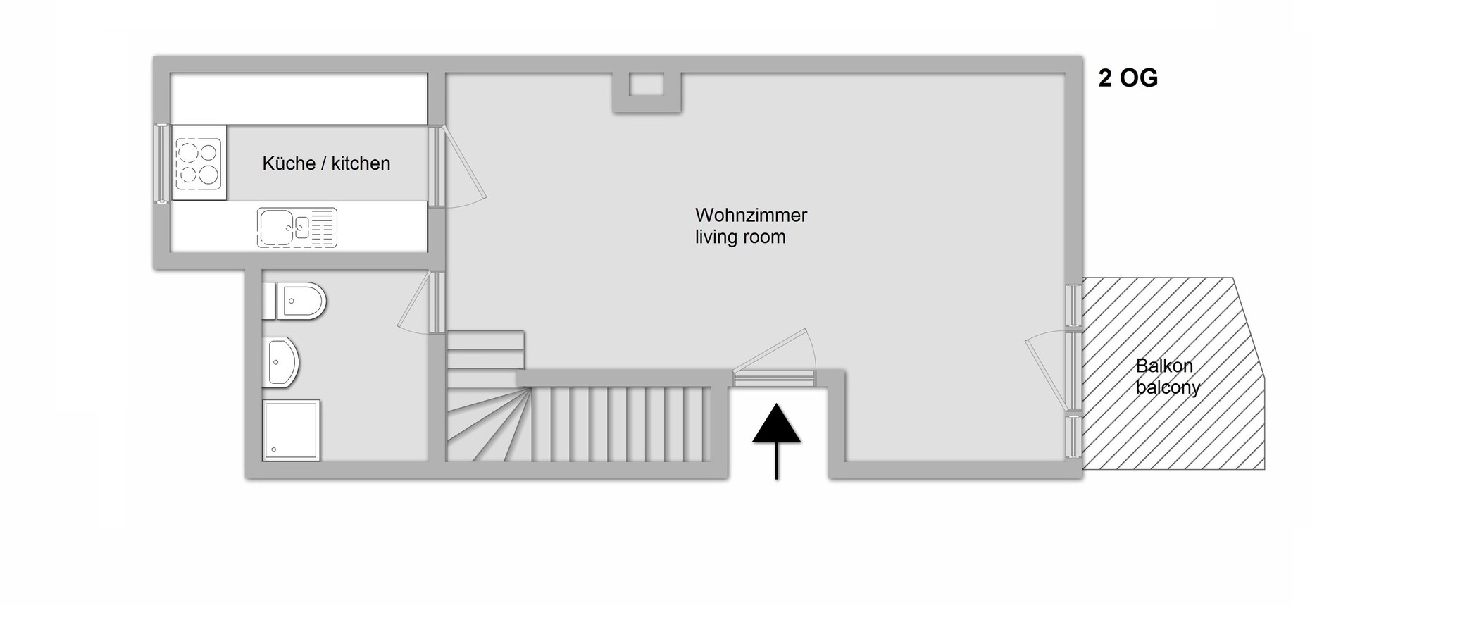 メゾネット・マンション（複数階にわたるマンション） Dachau 01 見取り図 11106