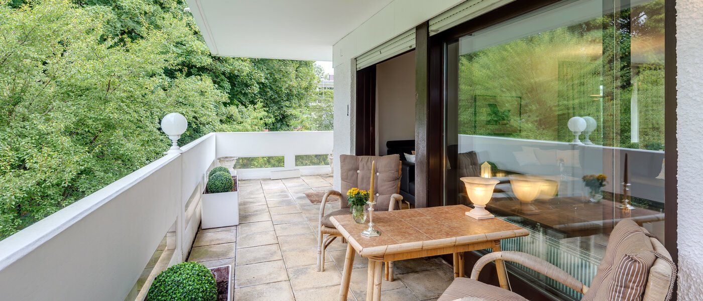 マンション München Herzogpark 01 ベランダ 11149