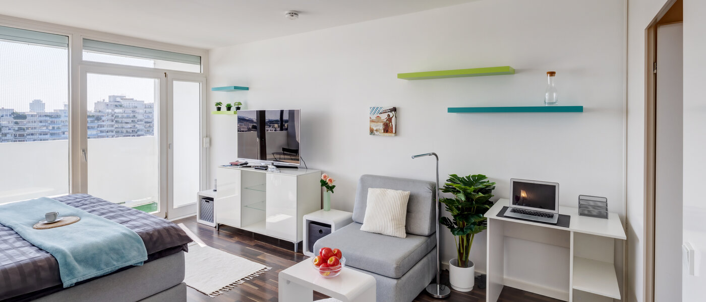 マンション München Olympiazentrum 02 リビングエリア 11229