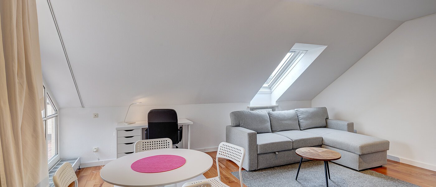 ペントハウス München Schwabing-Nord (zw. Leopoldstraße & Englischen Garten) 01 リビングエリア 11235