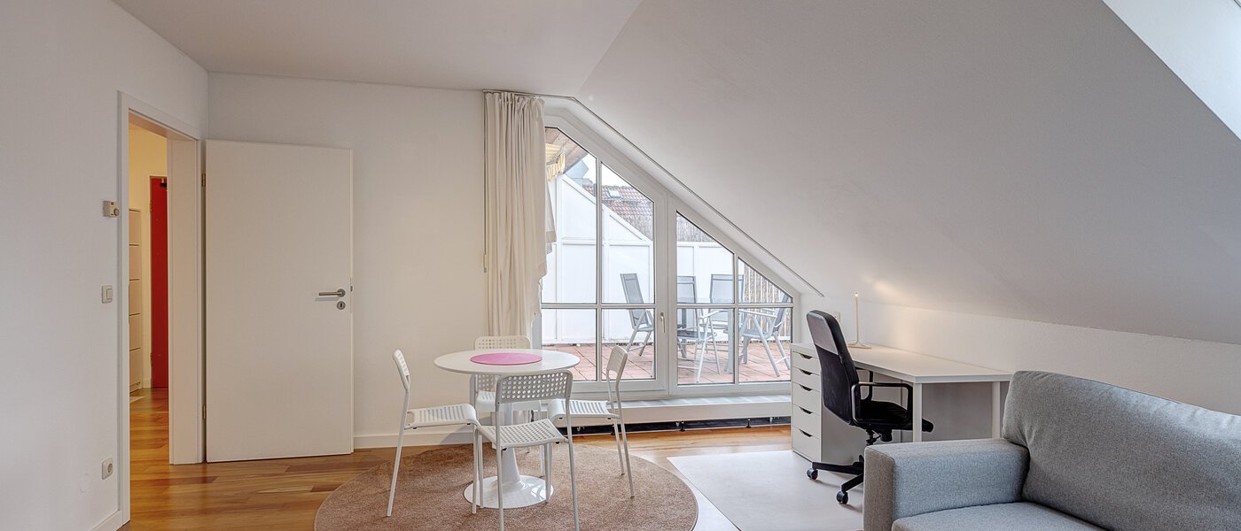 ペントハウス München Schwabing-Nord (zw. Leopoldstraße & Englischen Garten) 02 リビングエリア 11235