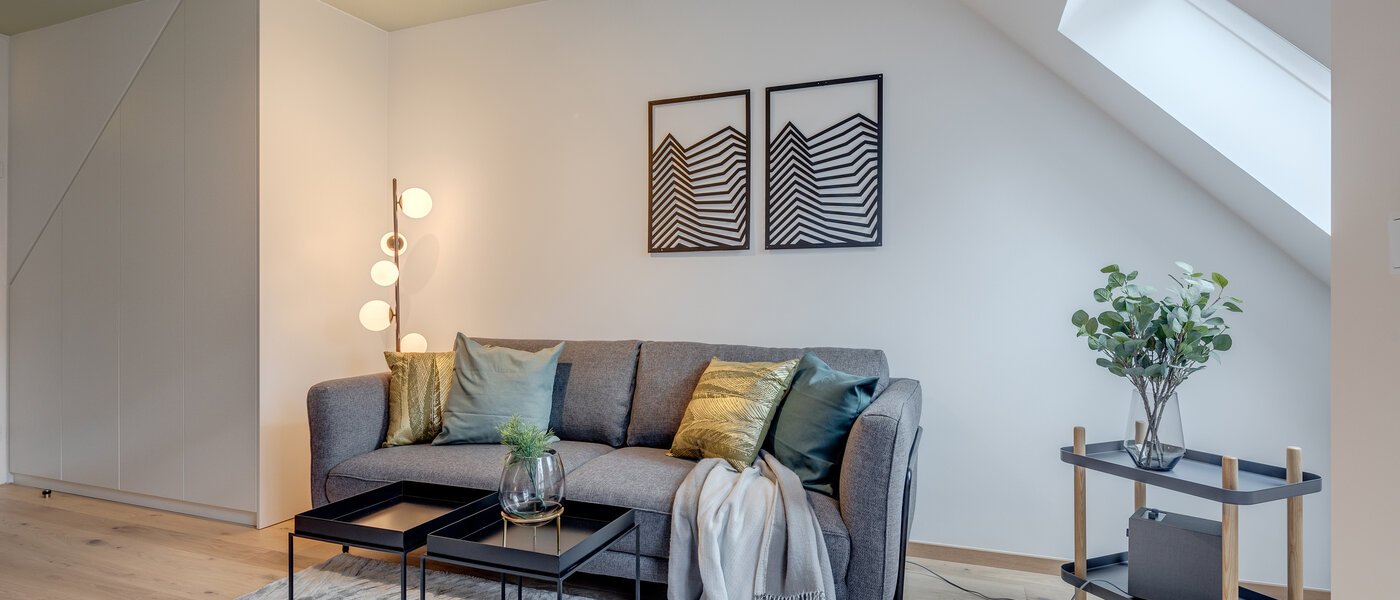 複層－回廊住宅 München Maxvorstadt 02 リビングエリア 11294