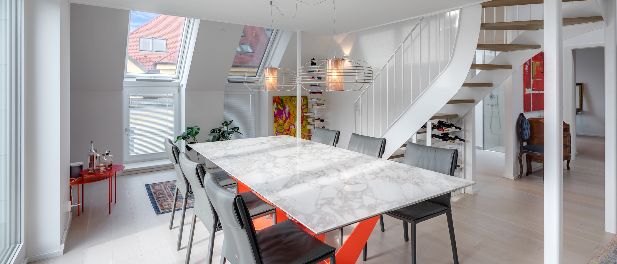 ペントハウス München Schwabing-West (rund um den Bonner Platz) 04 ダイニングエリア 11304