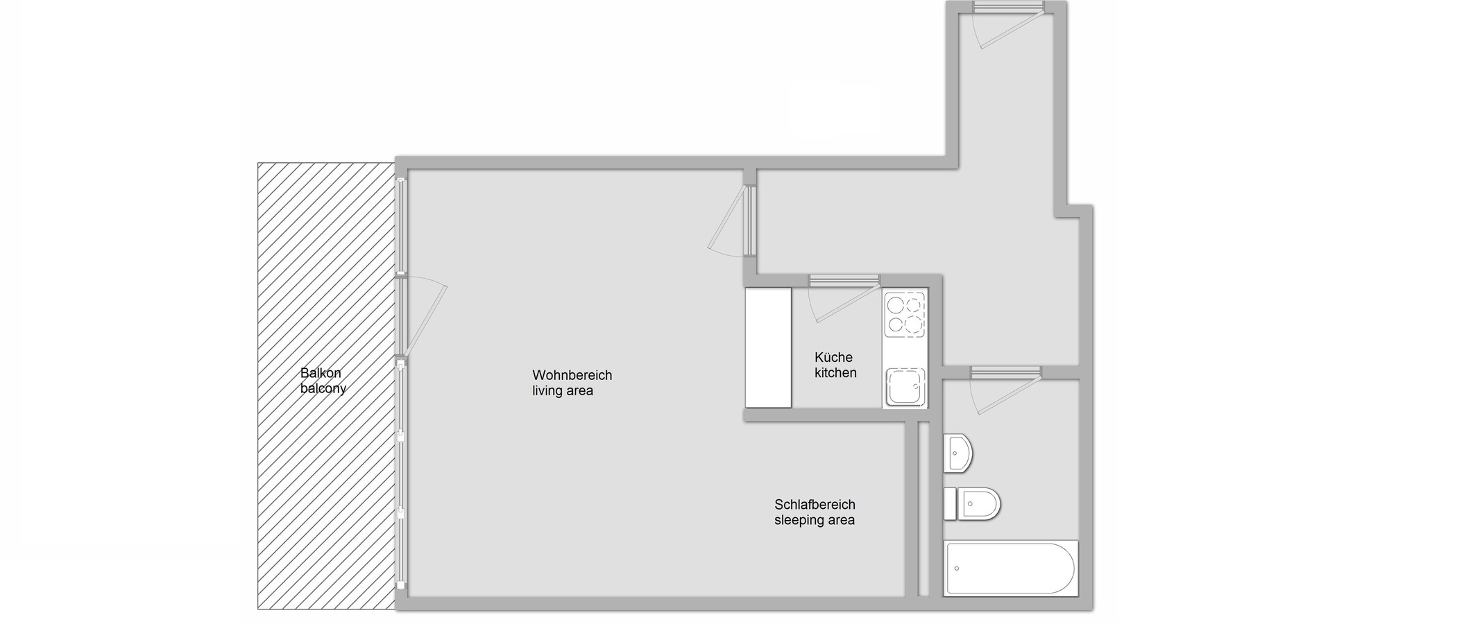 マンション München Schwabing-West 01 見取り図 11320