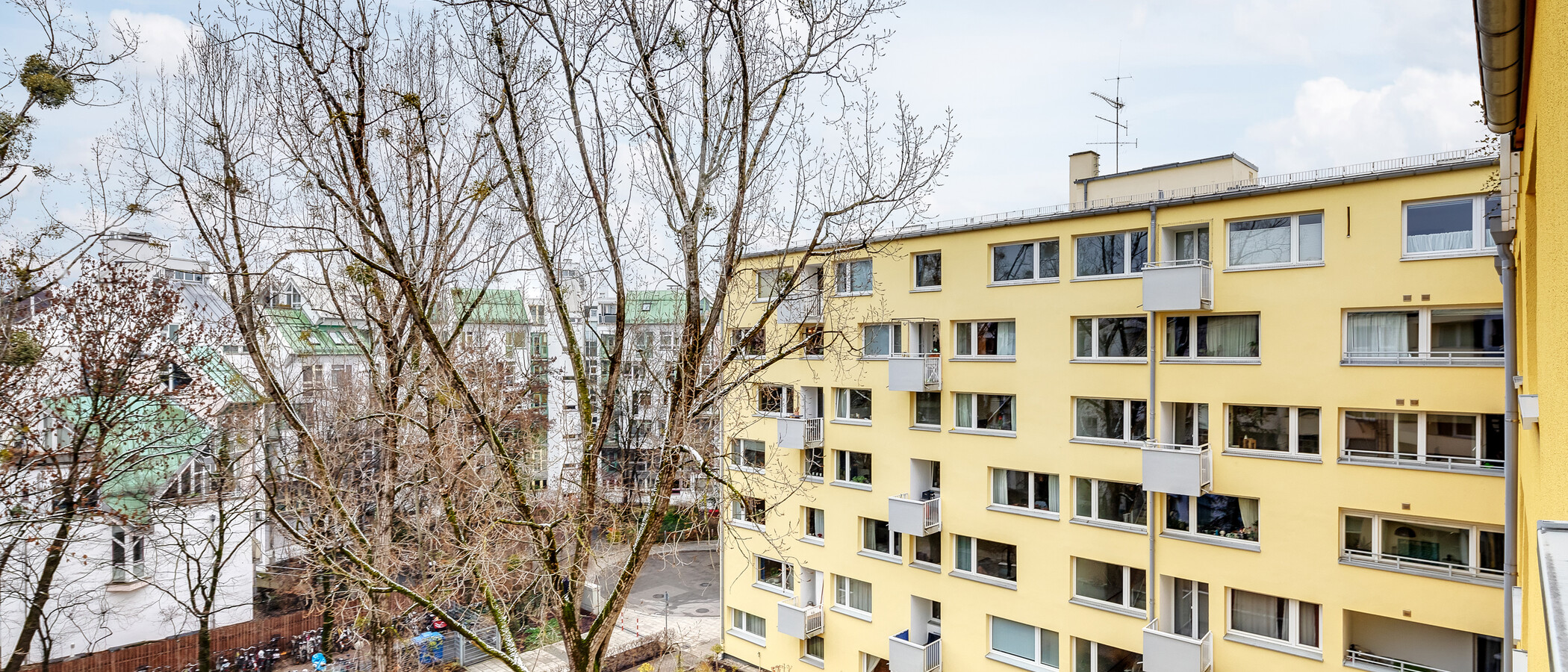 アパルトマン München Schwabing-West (rund um den Hohenzollernplatz) 03 物件からの眺め 11346
