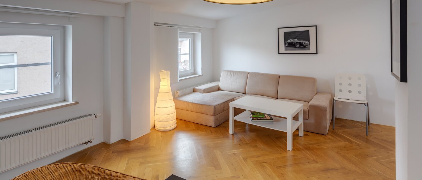 アティック・フラット（屋根裏） München Schwanthalerhöhe 03 リビングエリア 11507