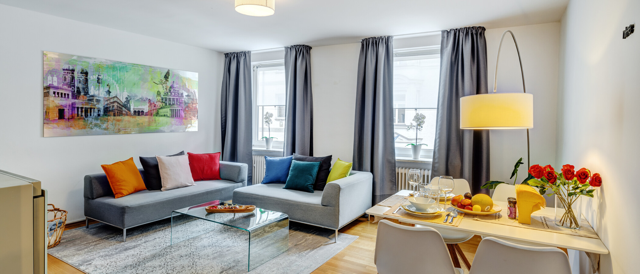 マンション München Lehel 01 リビングルーム 11536