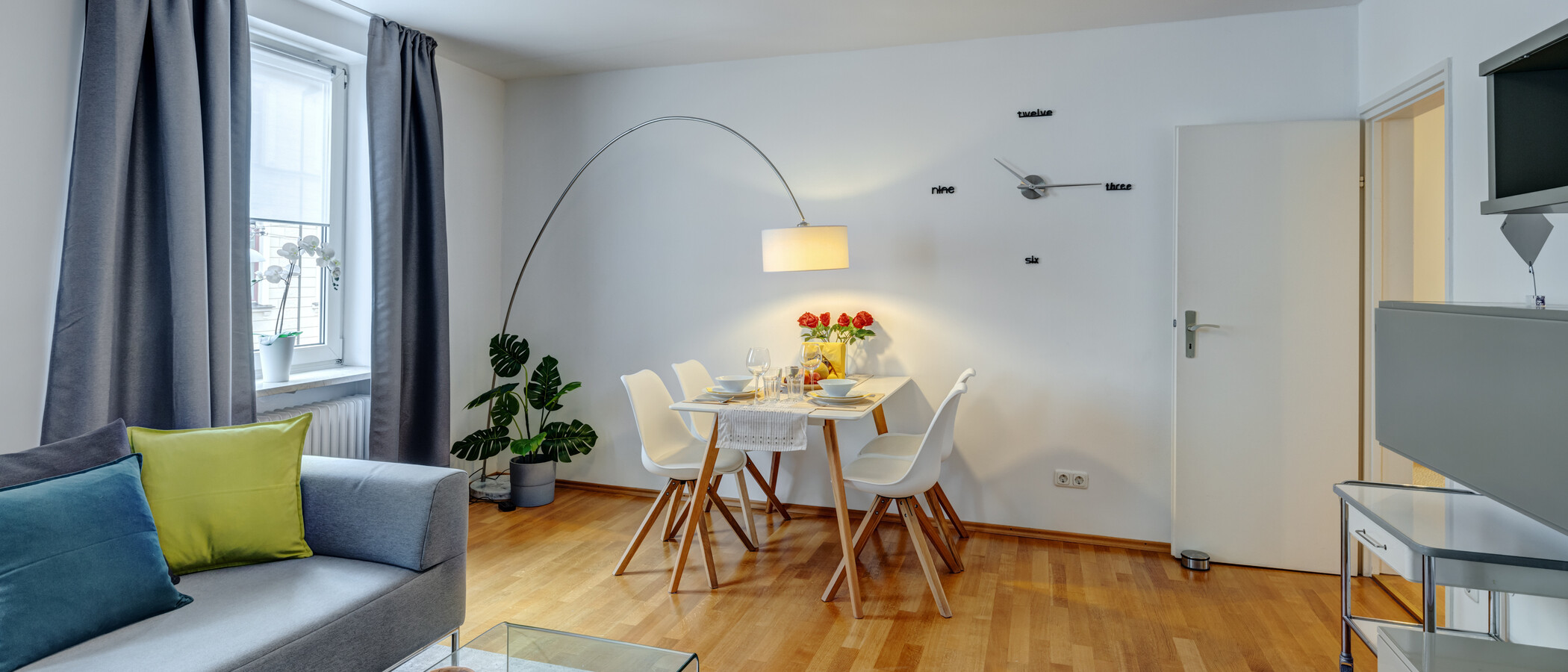マンション München Lehel 04 リビングルーム 11536
