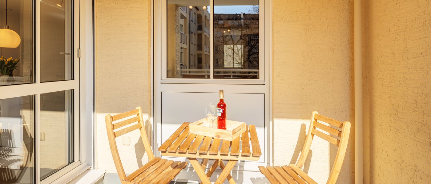 マンション München Schwabing-Nord (zw. Leopoldstraße & Englischen Garten) 02 ベランダ 11551