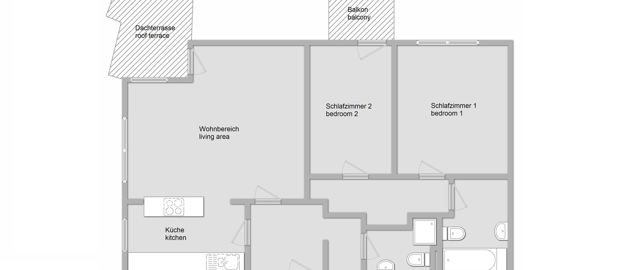 マンション München Sendling-Westpark 01 見取り図 11577