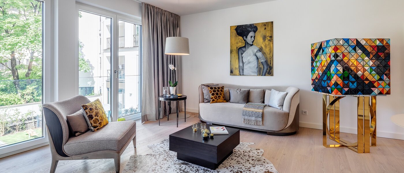 マンション München Maxvorstadt 01 リビングエリア 11609