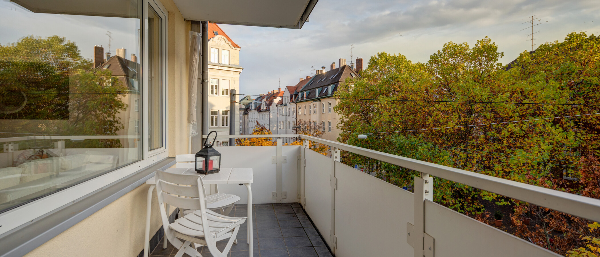 マンション München Schwabing (links der Leopoldstraße) 01 ベランダ 11895