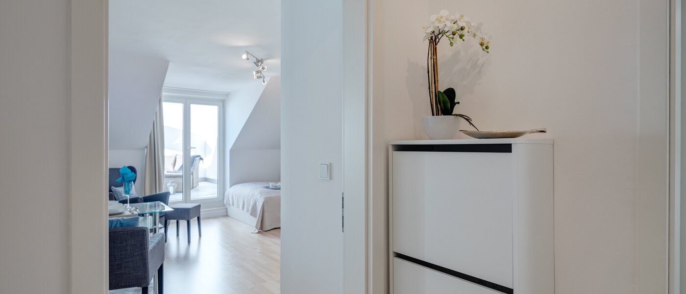 アティック・フラット（屋根裏） München Obergiesing 01 玄関入り口 11915