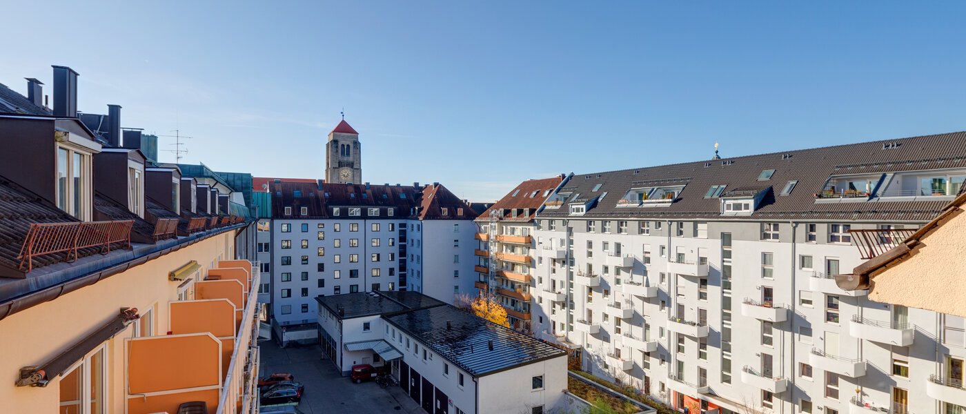 アティック・フラット（屋根裏） München Obergiesing 02 物件からの眺め 11915