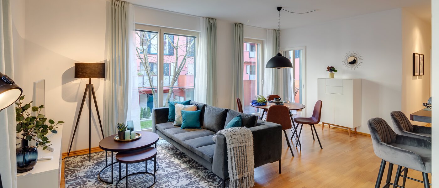 マンション München Schwabing (rechts der Leopoldstraße) 01 リビングエリア 11920