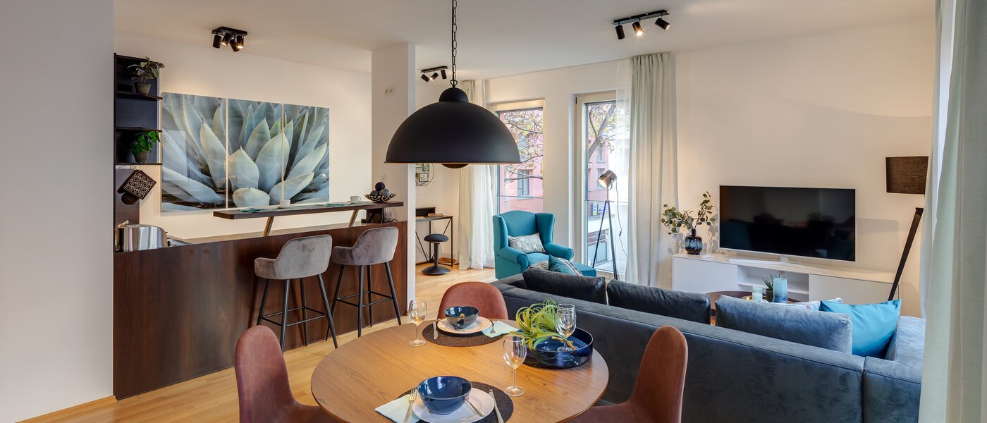 マンション München Schwabing (rechts der Leopoldstraße) 04 リビングエリア 11920