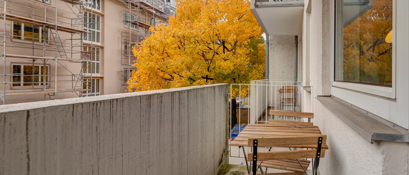 マンション München Maxvorstadt - Rund um den Josephplatz 02 ベランダ 11943
