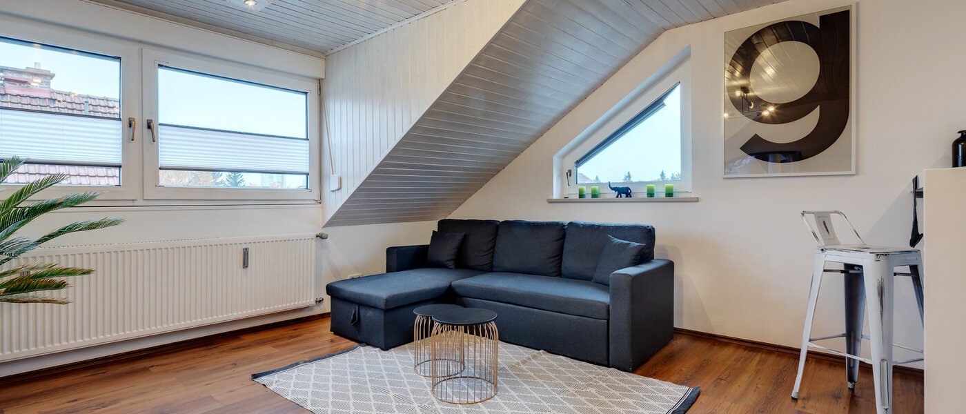 アティック・フラット（屋根裏） München Lerchenau 02 リビングエリア 11948