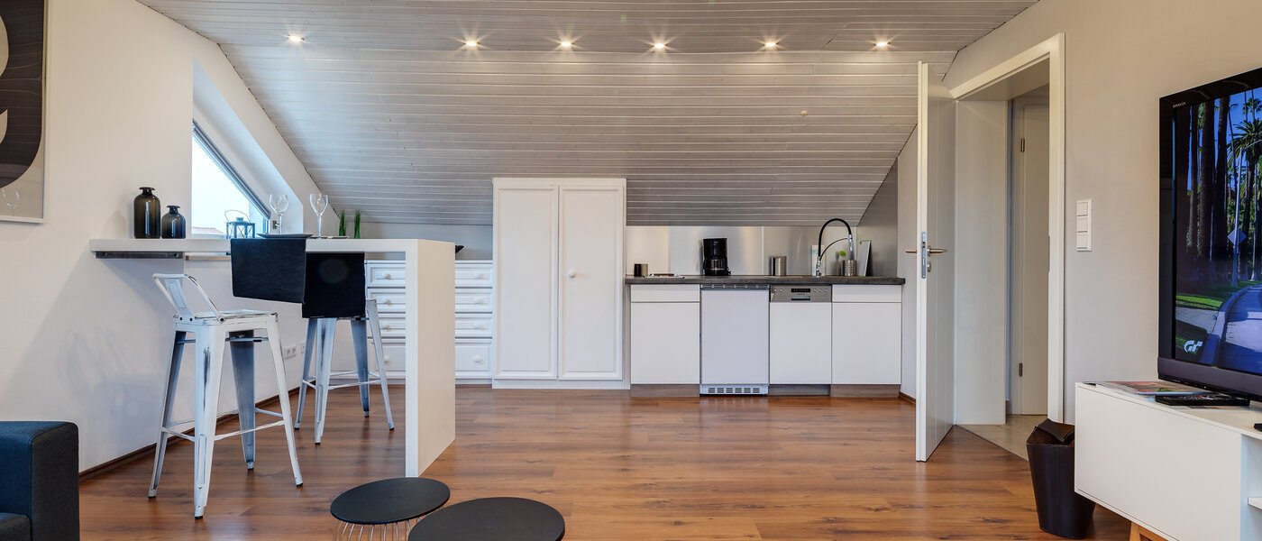 アティック・フラット（屋根裏） München Lerchenau 03 リビングエリア 11948