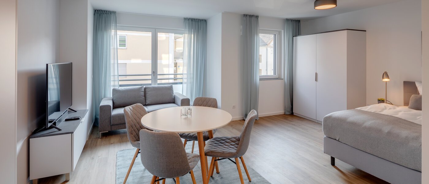 アパルトマン München Milbertshofen 02 リビングエリア 11965