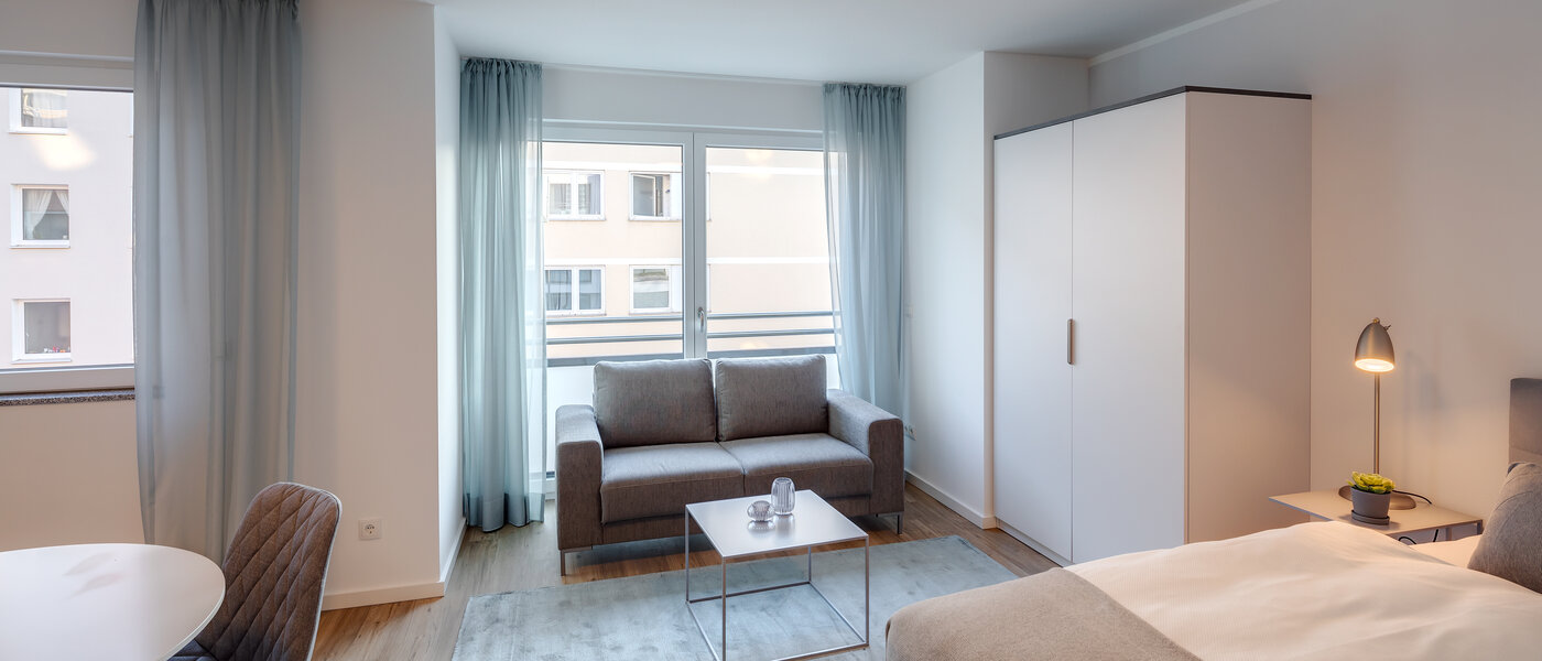 アパルトマン München Milbertshofen 02 リビングエリア 11972