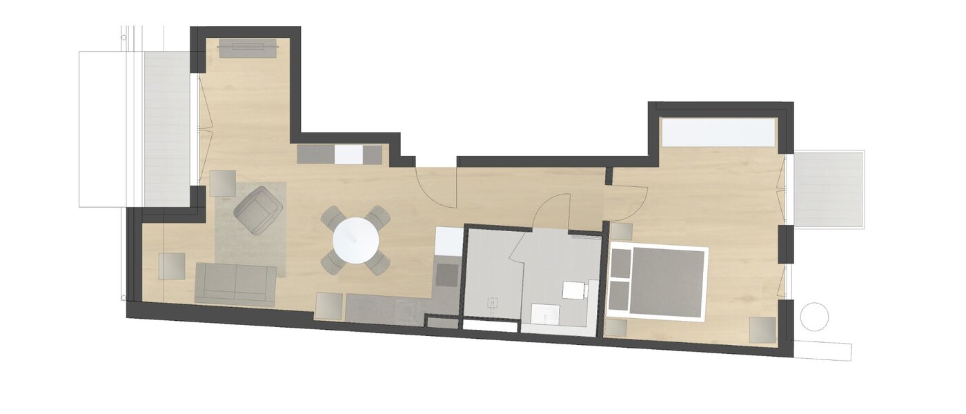 マンション München Milbertshofen 01 見取り図 11977